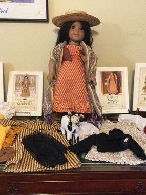 American Girl Doll Josefina Doll With Accessories Preowned